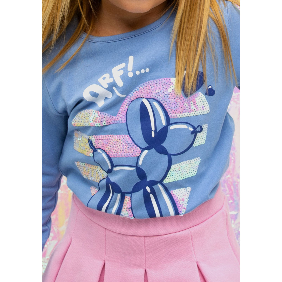 Camiseta de Niña en Azul