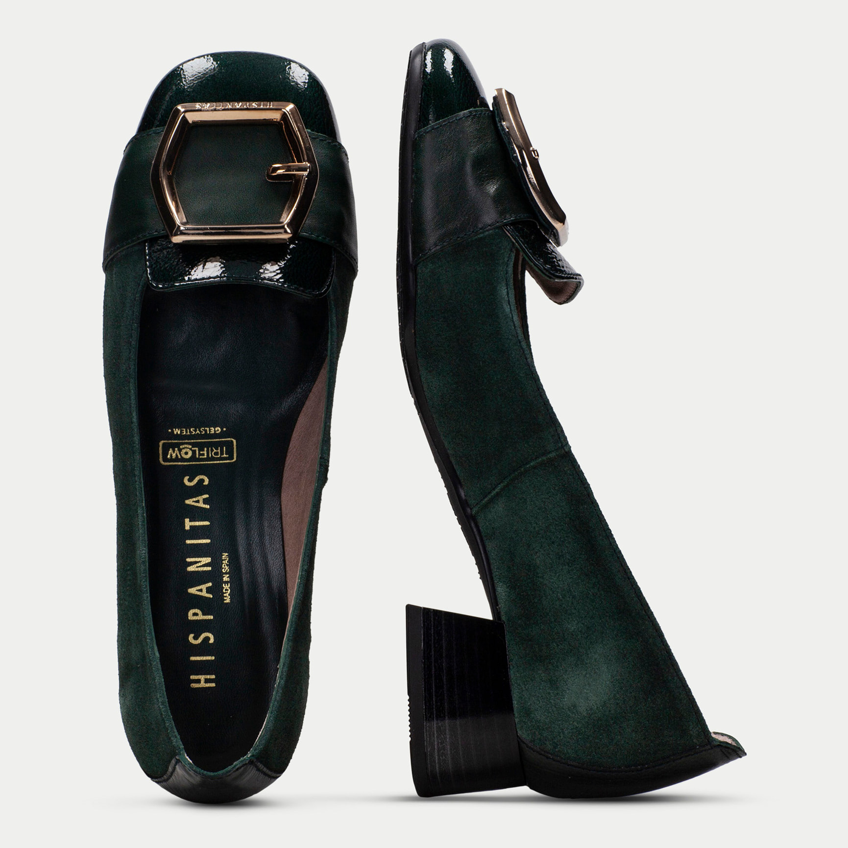 Bailarina Manila Verde 3 cm