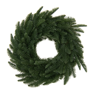 J-Line décoration couronne - plastique - vert - medium