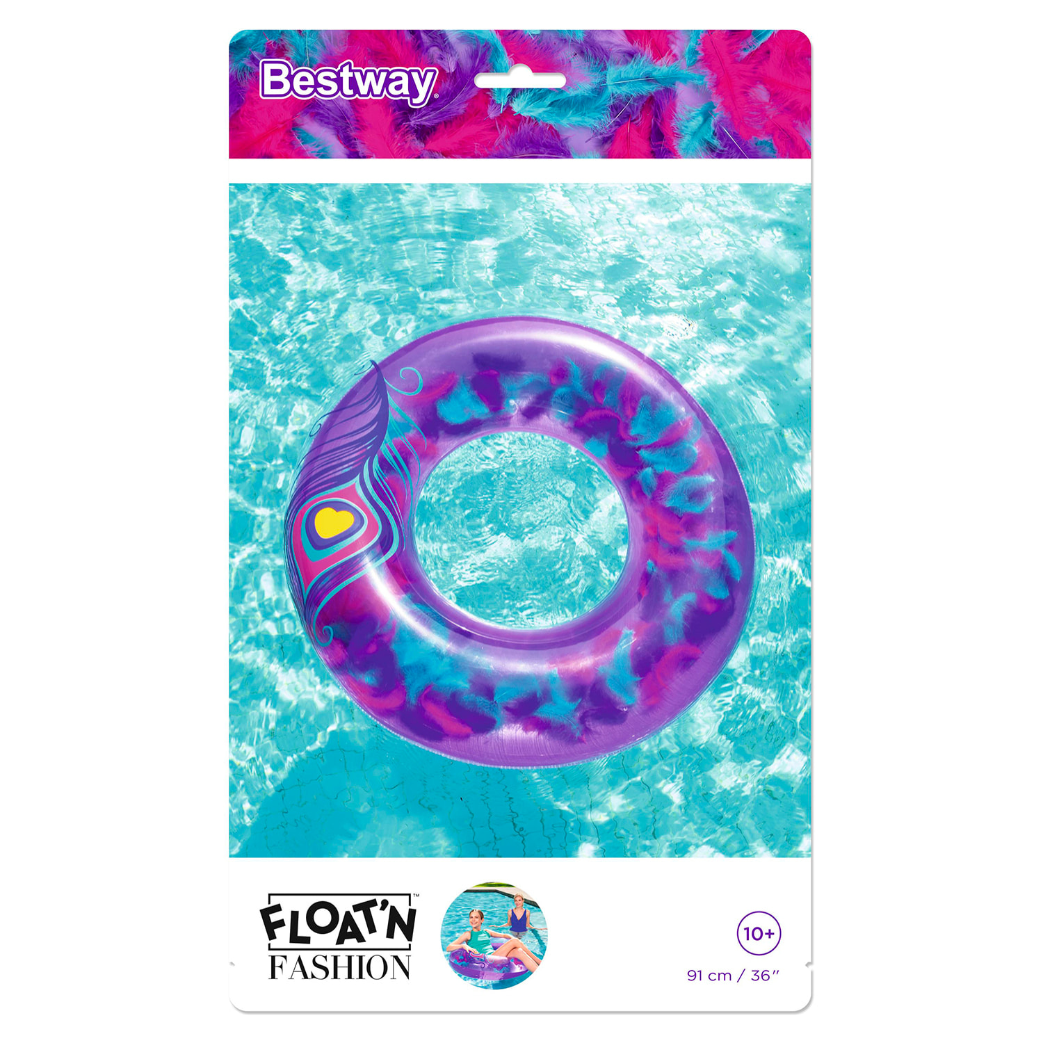 BESTWAY. GONFIABILE FLIRTY FEATHER F91CM