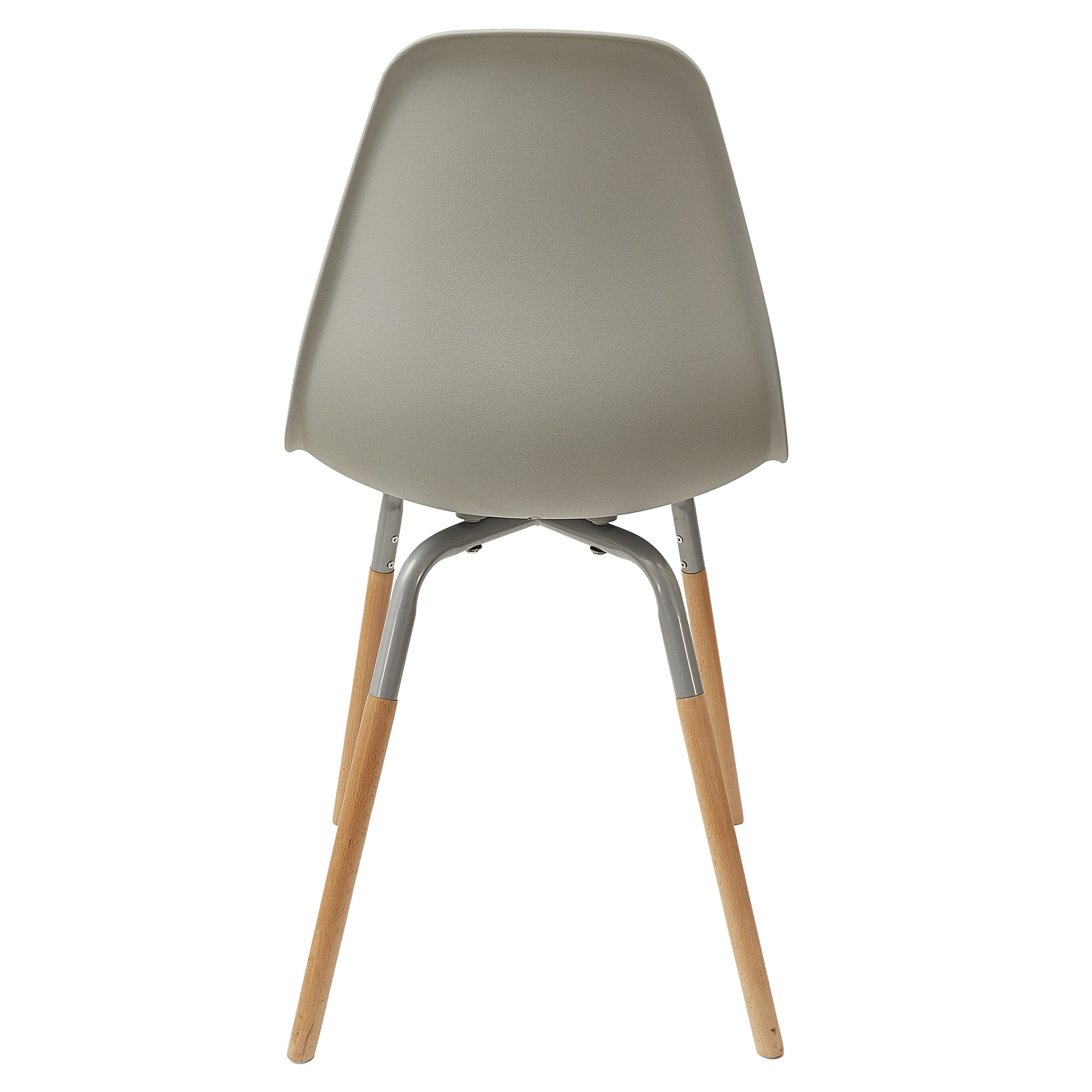 Chaise Scandinave Phenix Gris - Lot de 4