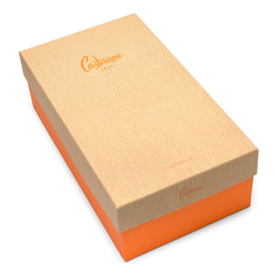 Alpargatas de cuña de mujer Carina en cuero y cierre de lazo