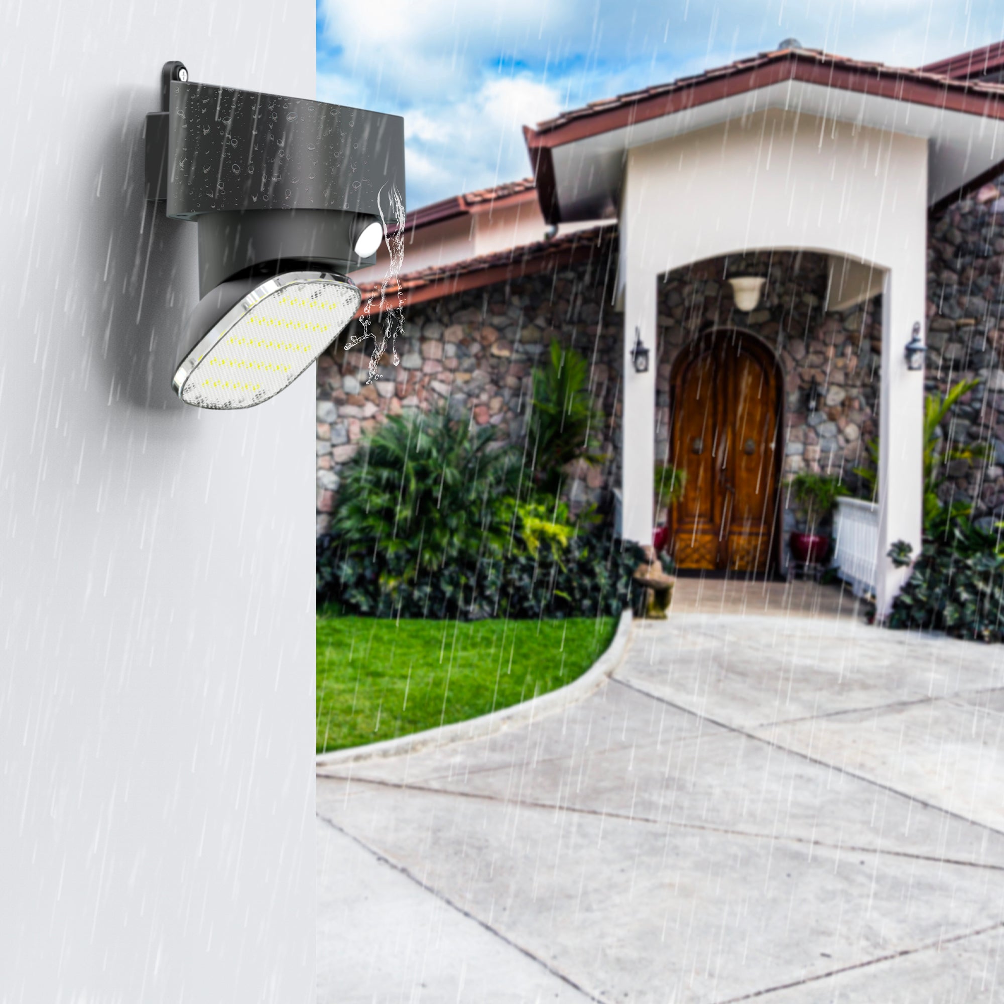 Applique solaire sensor BRILOCK 1500LM