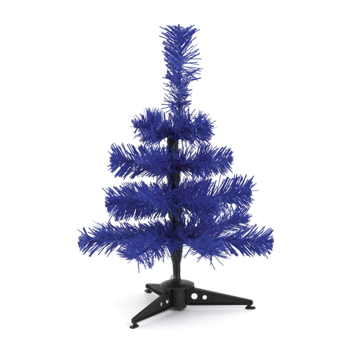 DAM  Albero di Natale con rami regolabili 30 cm 15x15x30 Cm. Colore blu