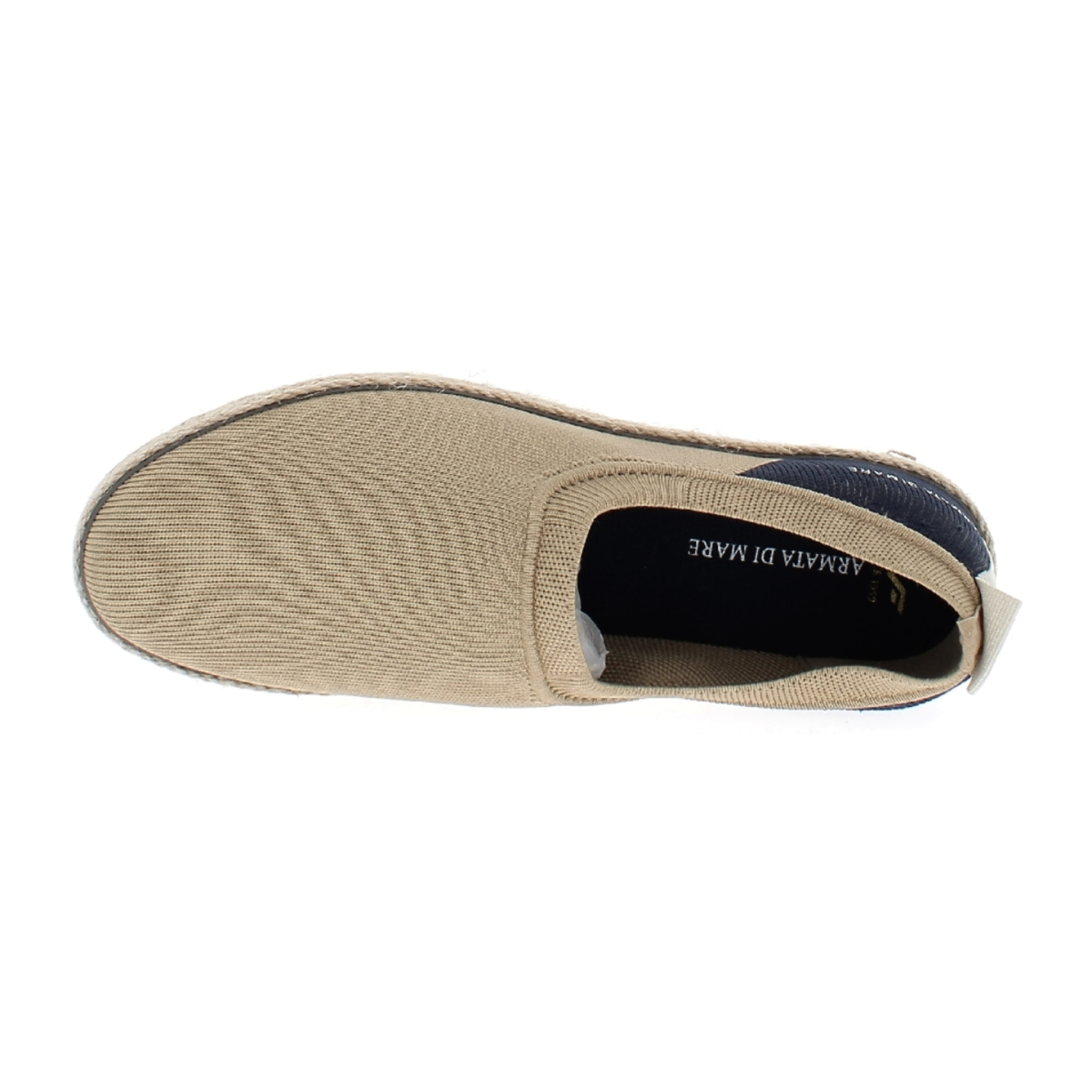 Armata di Mare Scarpe Uomo Slip-On Espadrillas con Soletta Comfort AMU S24N524 Beige