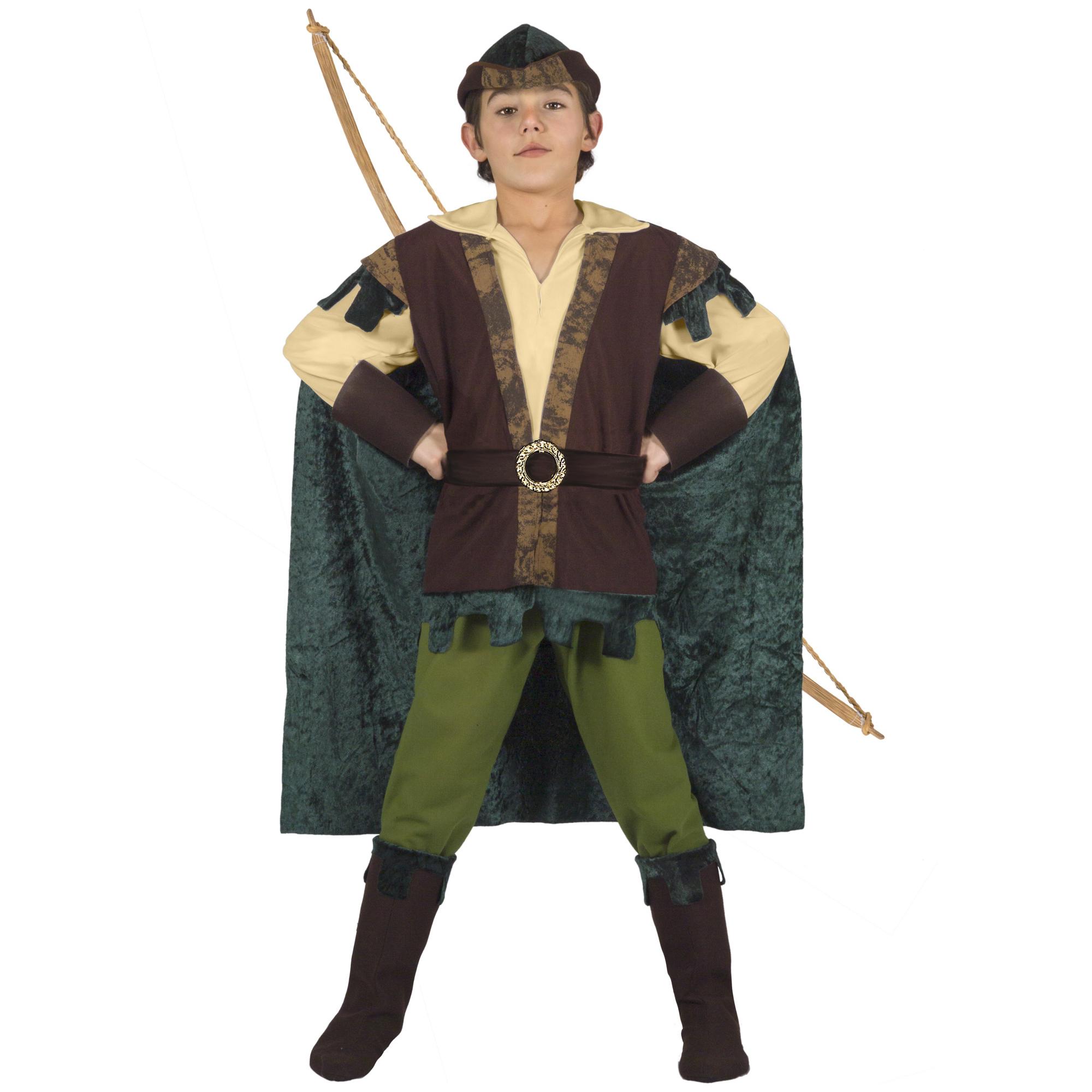 Costume Carnevale Robin Hood Arciere Di Sherwood Bambino