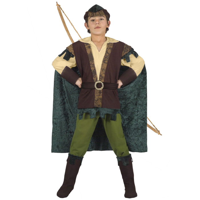 Costume Carnevale Robin Hood Arciere Di Sherwood Bambino