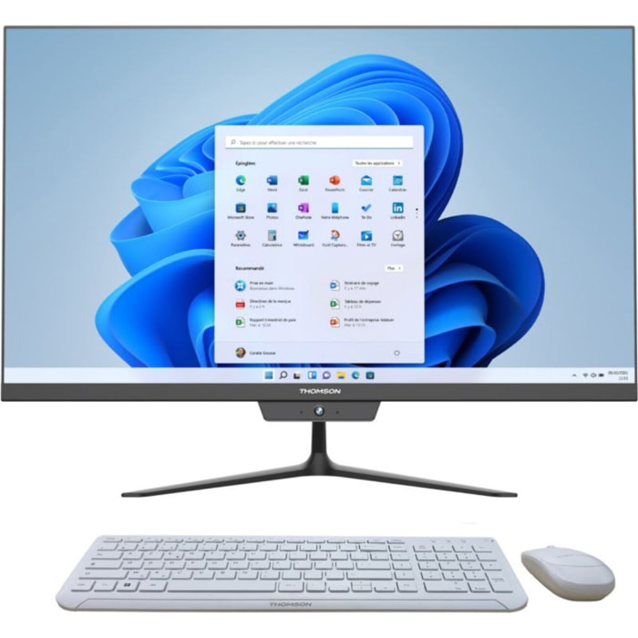 Ordinateur tout-en-un THOMSON A27I51216BK512C 27" Intel Core i5-12450H 16 Go RAM LPDDR4 SSD 512 Go