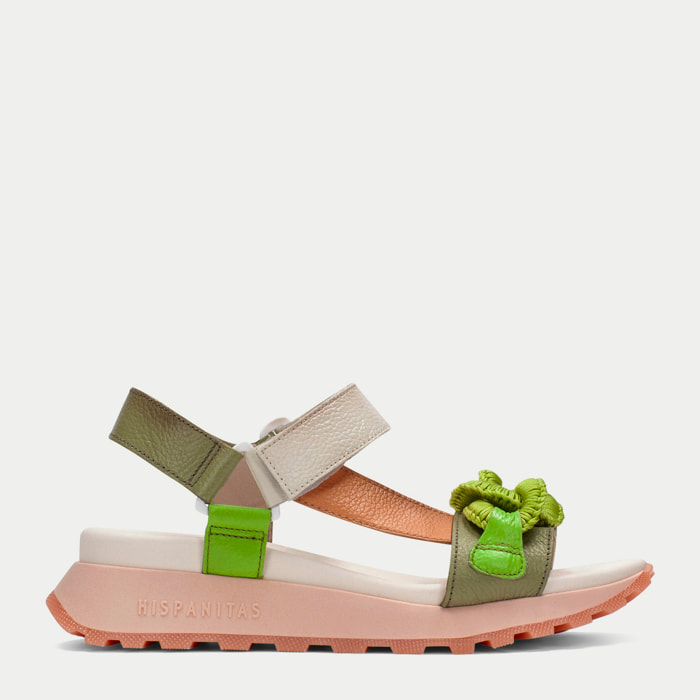 Sandalia Sport Maui Aloe crema melocoton 3 cm