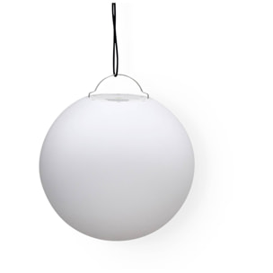 Boule LED 30cm – Sphère décorative lumineuse. Ø30cm. blanc chaud. commande à distance