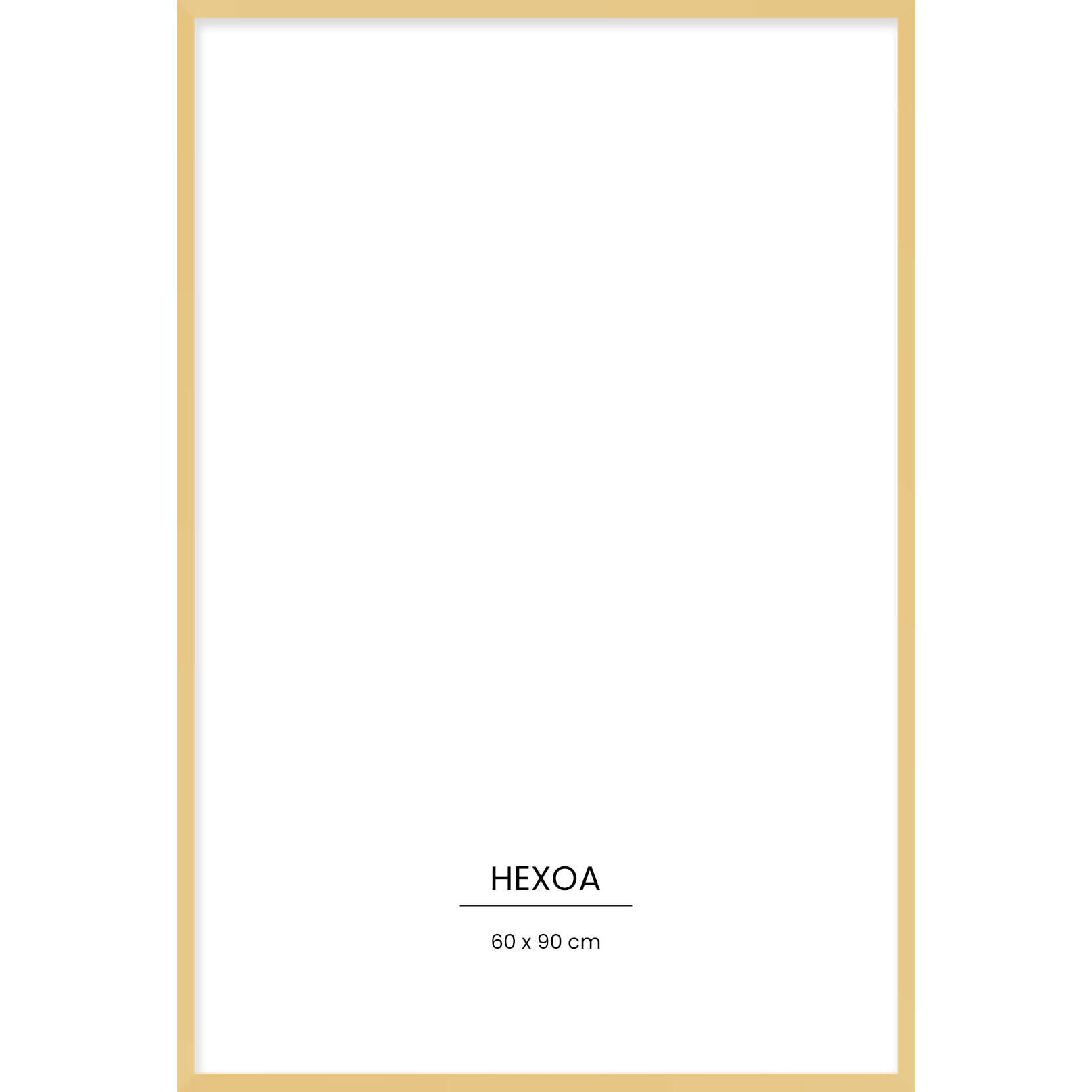 Cadre métal Or 60x90cm cadre seul