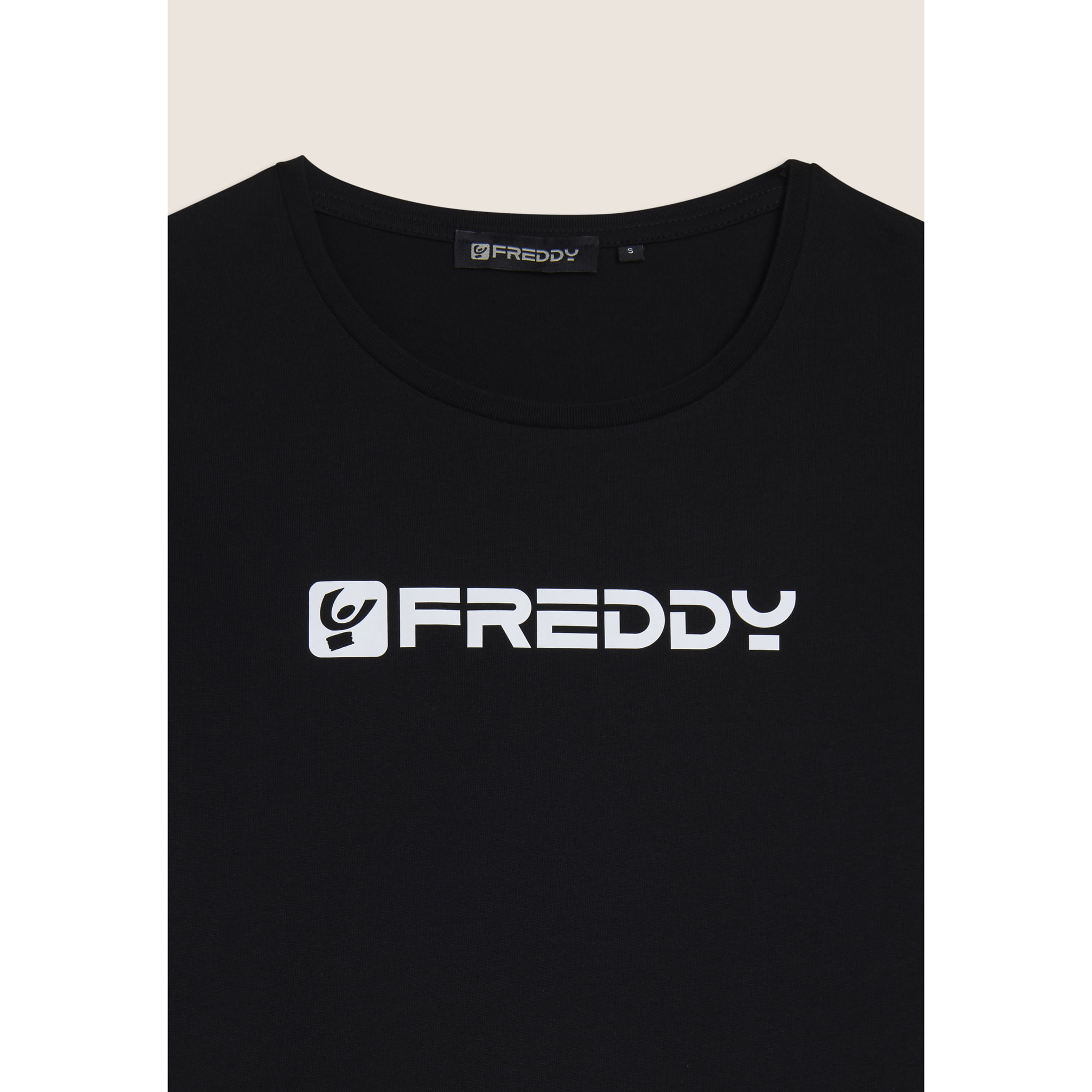 T-shirt basic donna in 100% cotone Freddy