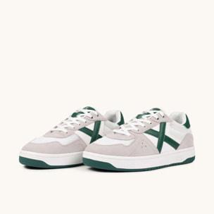 MUNICH STILO 10 Sneaker de Estilo Urbano Blanco y Verde
