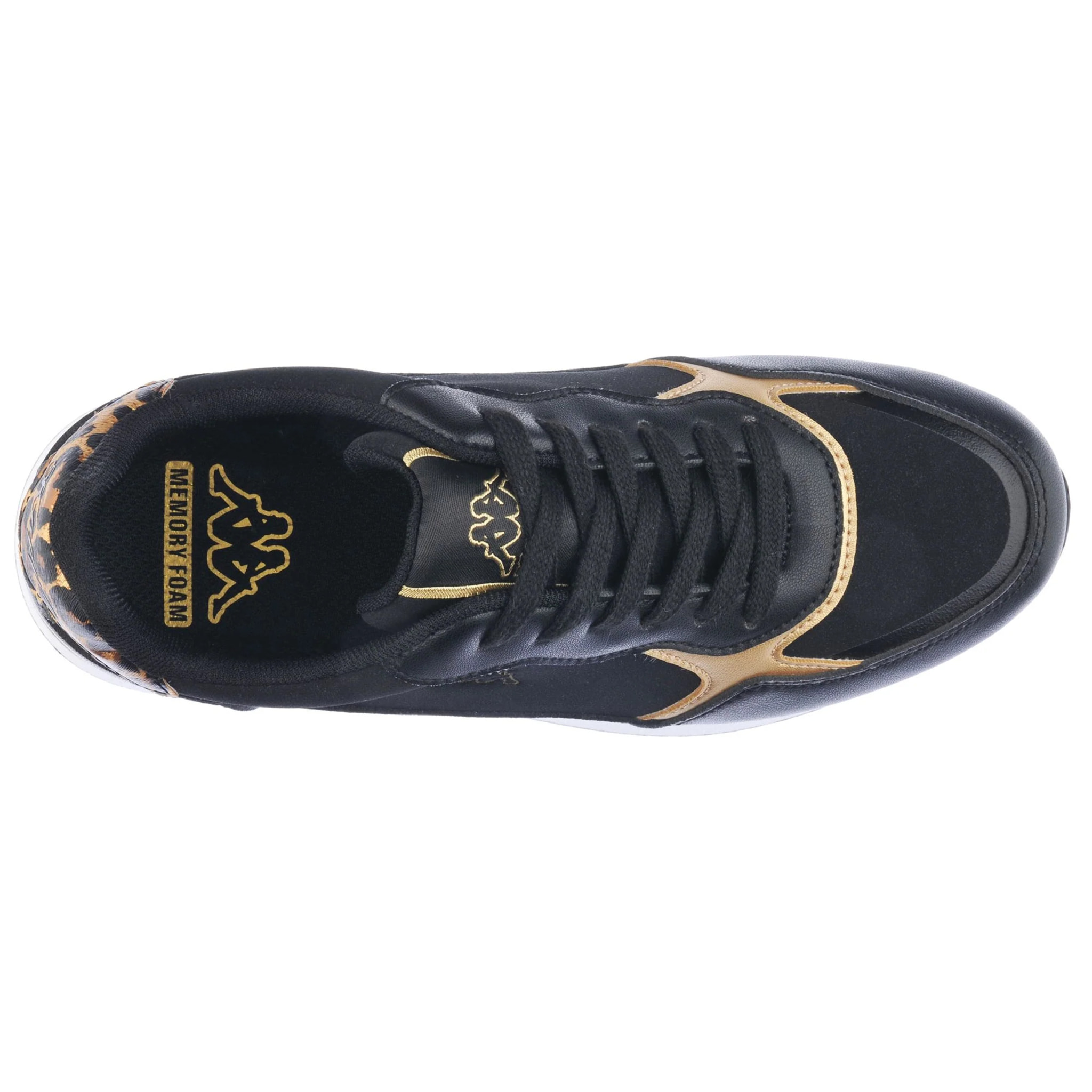 Kappa - Sneakers Donna Nero - Logo Geena 3