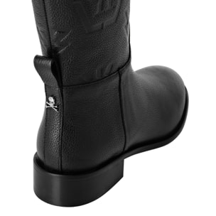 PHILIPP PLEIN Botas Tacón Medio MONOGRAM
