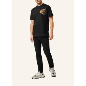 PHILIPP PLEIN Camiseta de cuello redondo y manga corta