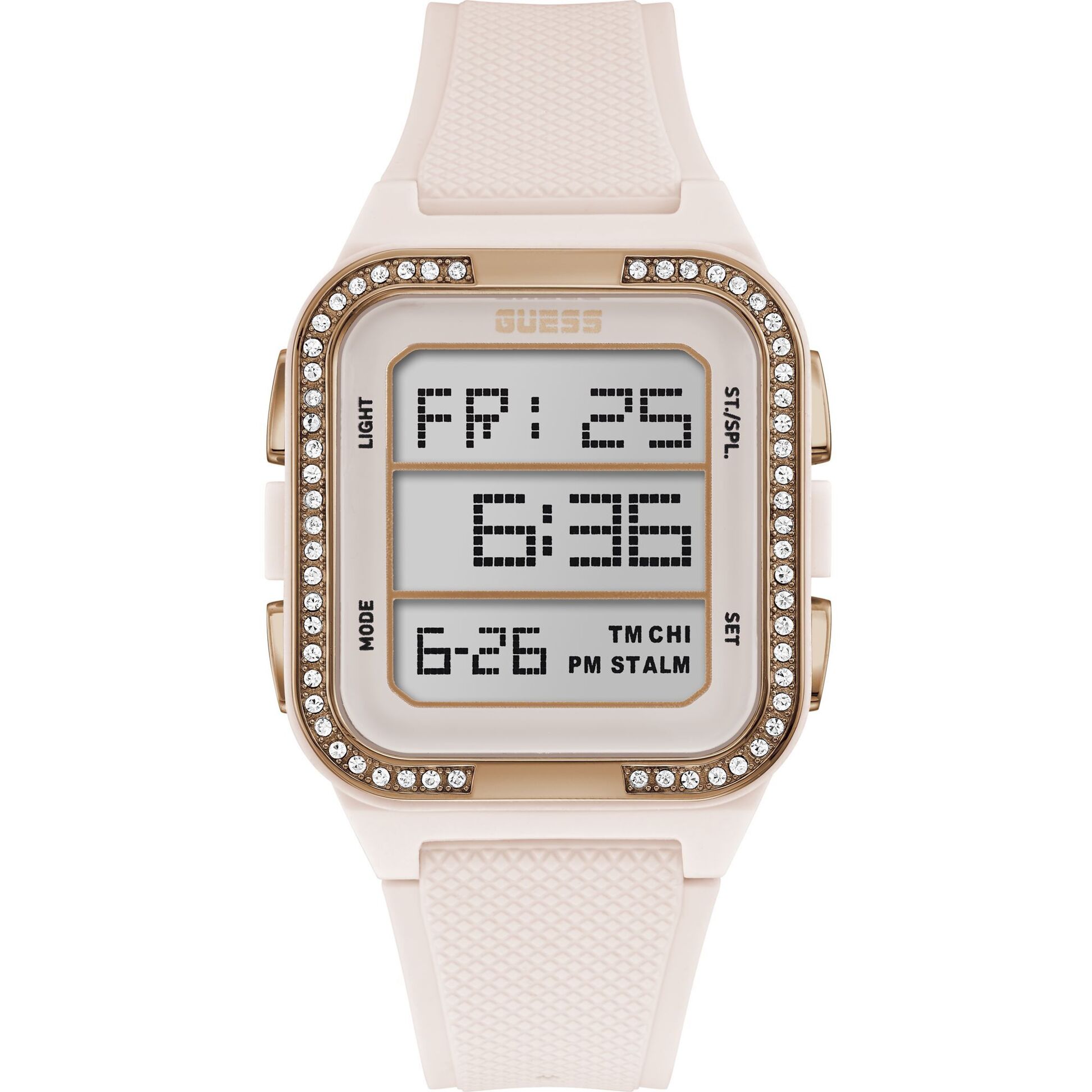 Guess Reloj Digital De Cuarzo Flash