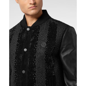 PHILIPP PLEIN Leather Bomber