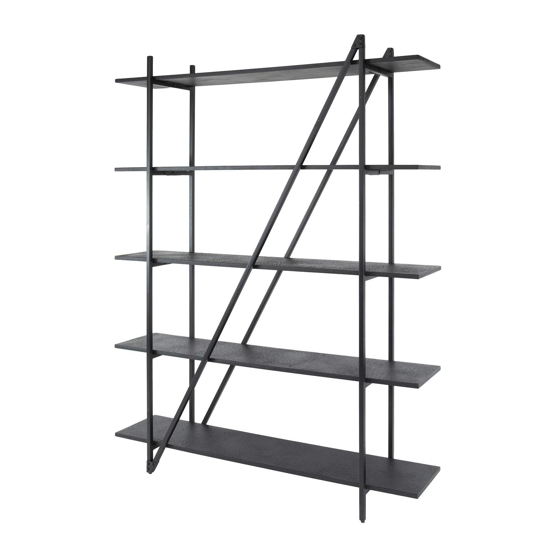 Etagère de salon moderne 5 plateaux RALF
