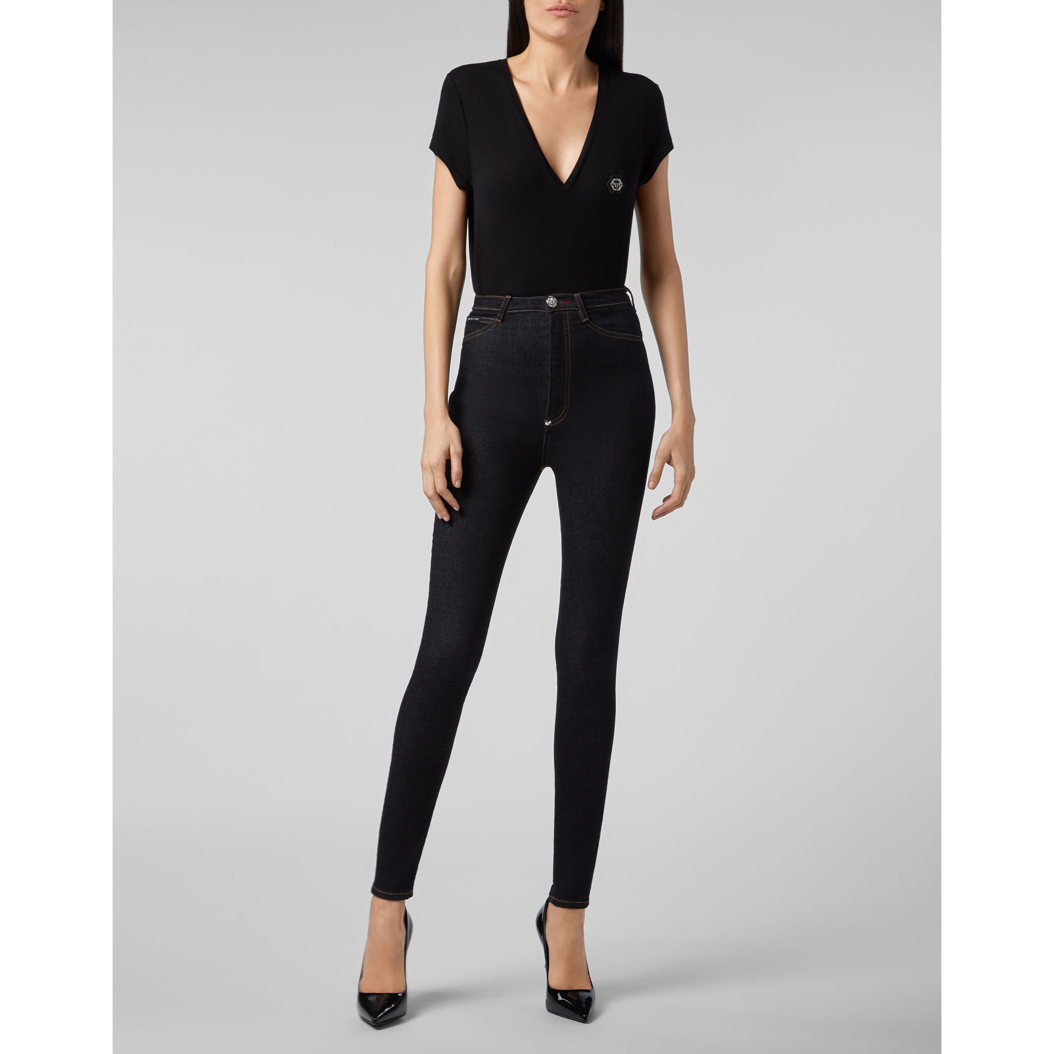 PHILIPP PLEIN Super High Waist Jegging