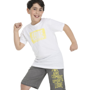 Mono de calle con logo grande para niño.