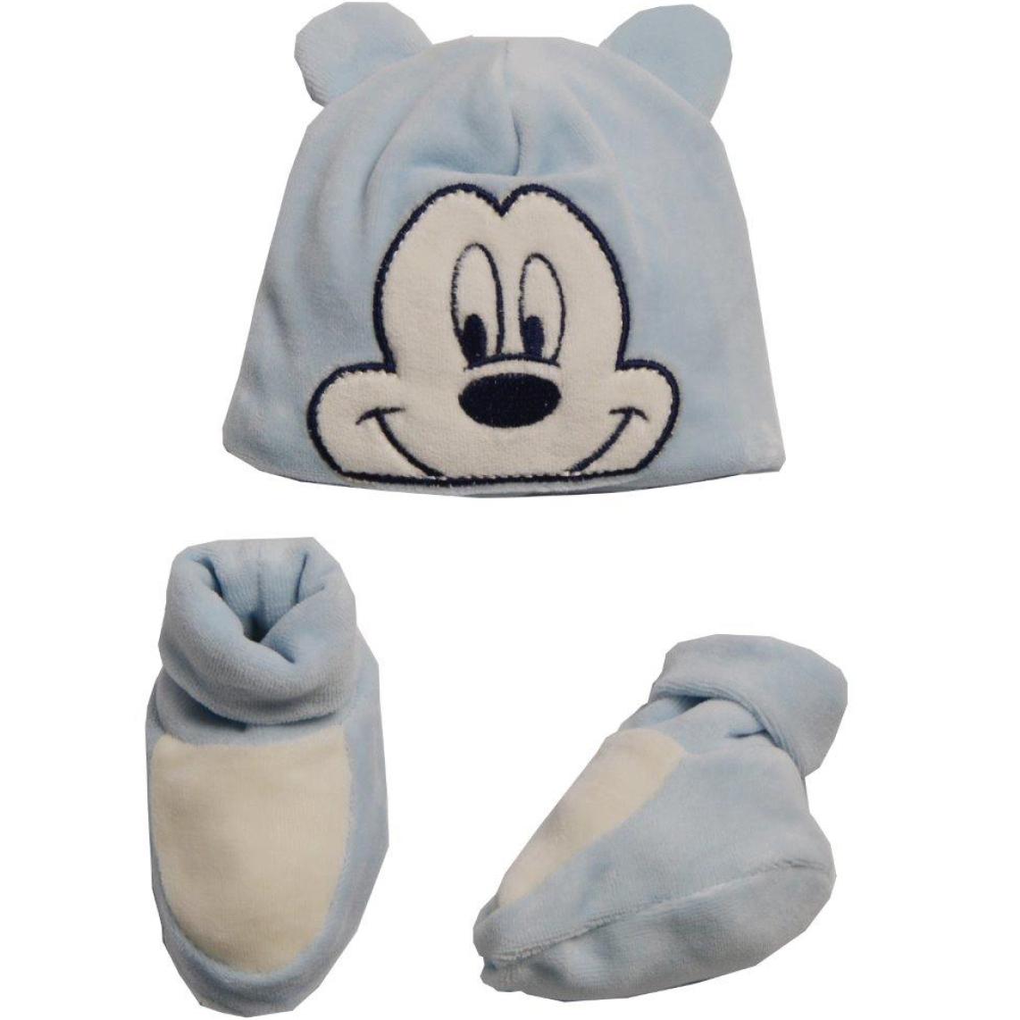 Ellepi Set Cuffia e Babucce Disney Baby Mickey Mouse Disney Grigio