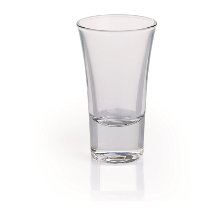 Set 6 Bicchierini Liquore Excelsa – Amaro, Vetro Trasparente 5,7 cl