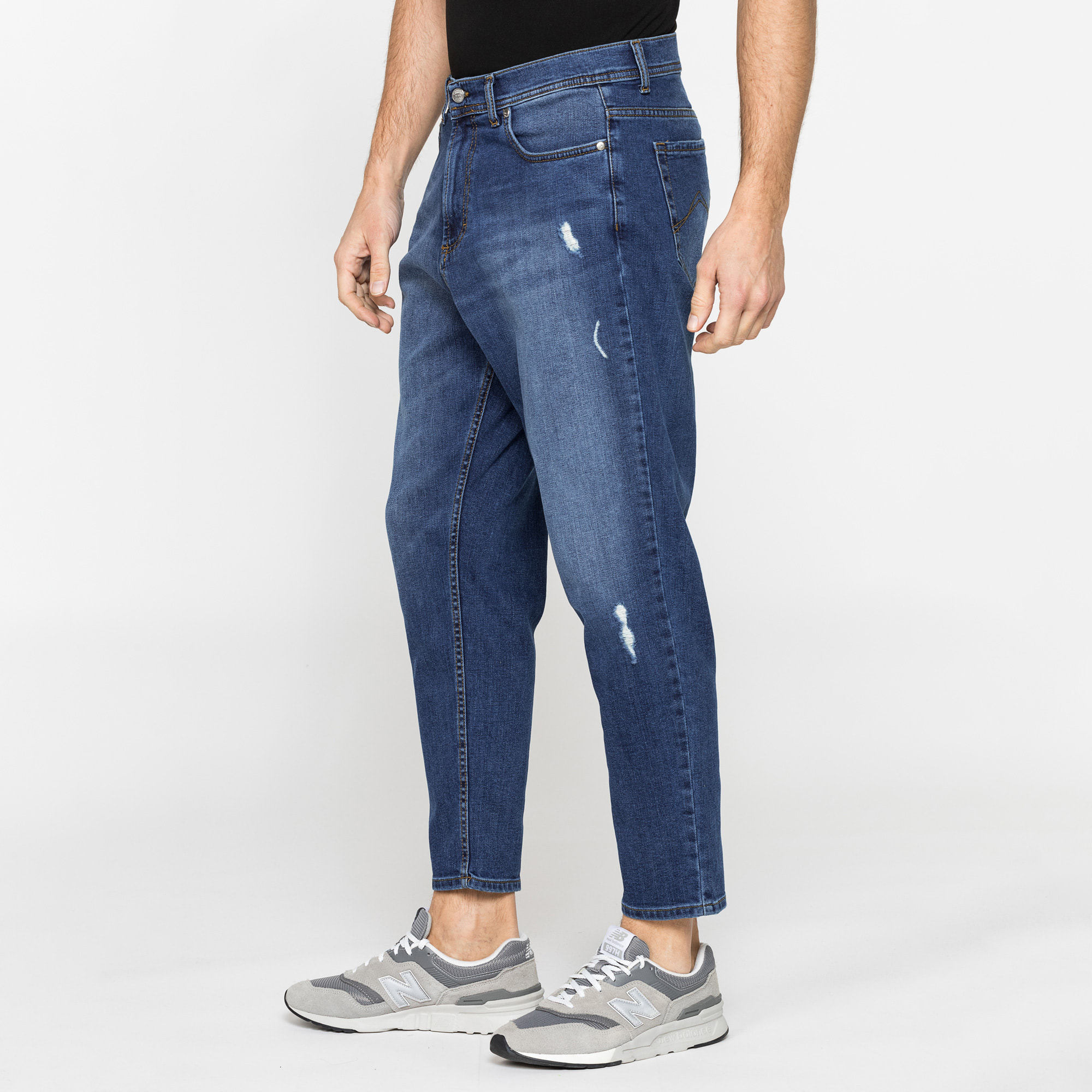 JEANS 5 TASCHE MOD. 739 FIT CARROT IN DENIM STRETCH 12 oz