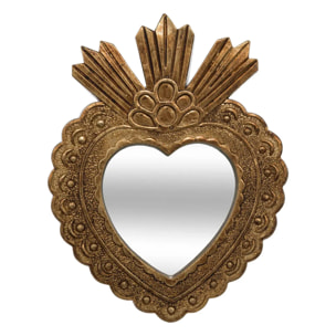 Déco murale "Alison" 20x28cm or