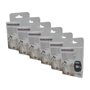 Ensemble de 6 Tablettes détartrantes pour machines à café multi-boissons Fackelmann Petit-déjeuner