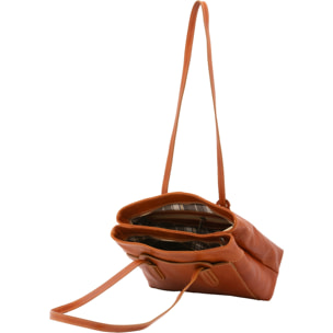 Borsa a spalla da donna - Modello False - Vera pelle - 23.0 x 30.0 x 12.0 cm
