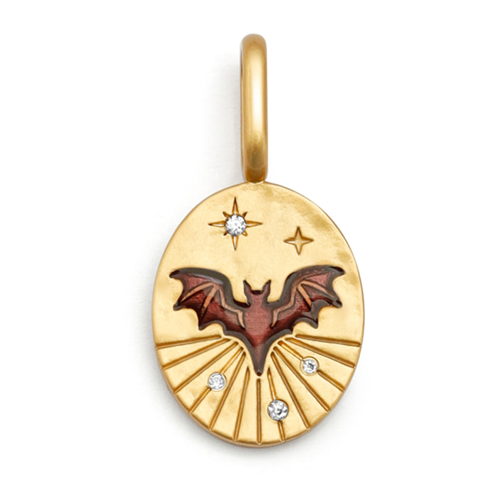 Charm Mystic Murciélago Baño Oro