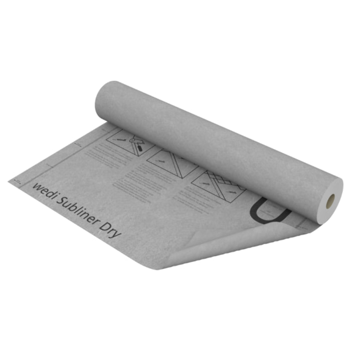 WEDI Natte d étanchéité Subliner Dry support béton 5m x 1m