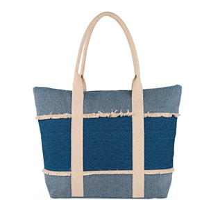 Bolso De Playa Lois Pfeiffer Azul Vaquero