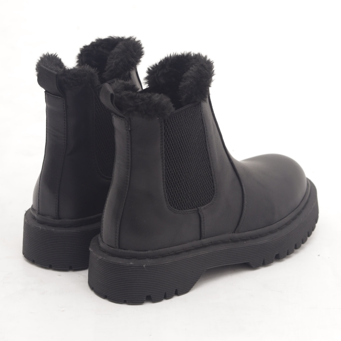 STIVALETTO CHELSEA BASSO FUR NERO