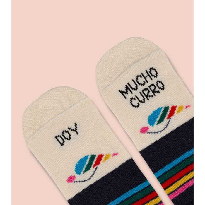 Mini calcetines "Doy mucho curro"
