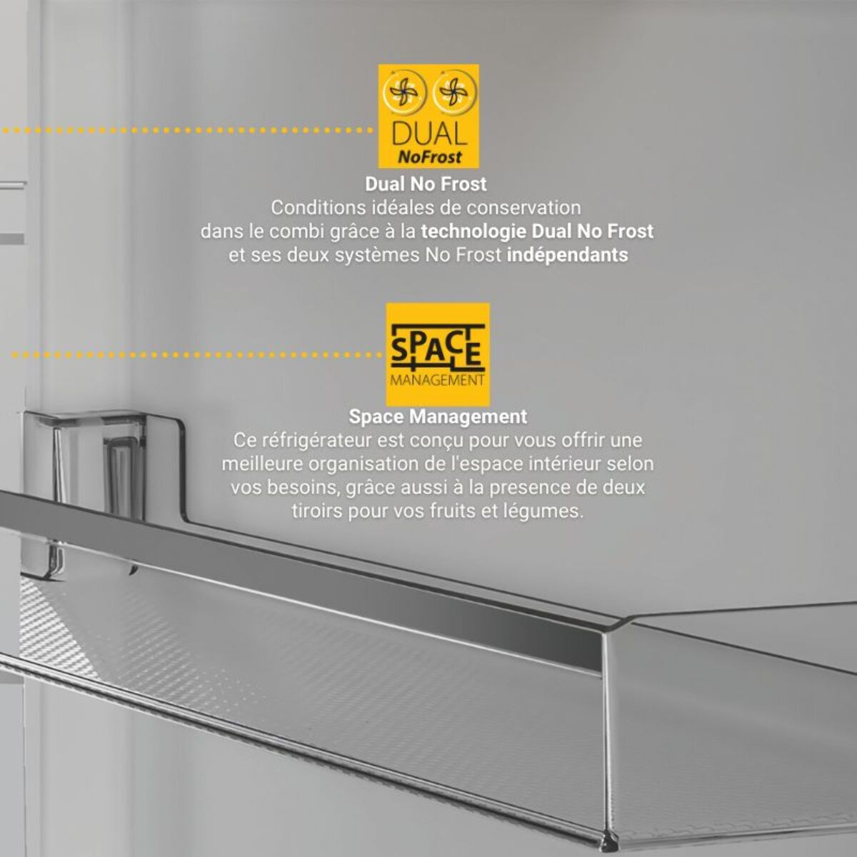 Réfrigérateur combiné WHIRLPOOL WHK25404XP4E