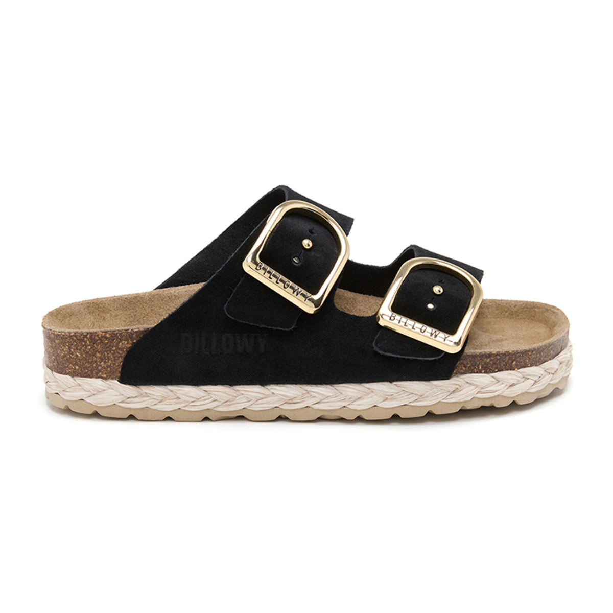 SANDALO CON ZEPPA BILLOWY NERO
