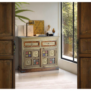 Cómoda - madera de acacia - 90x105x40cm