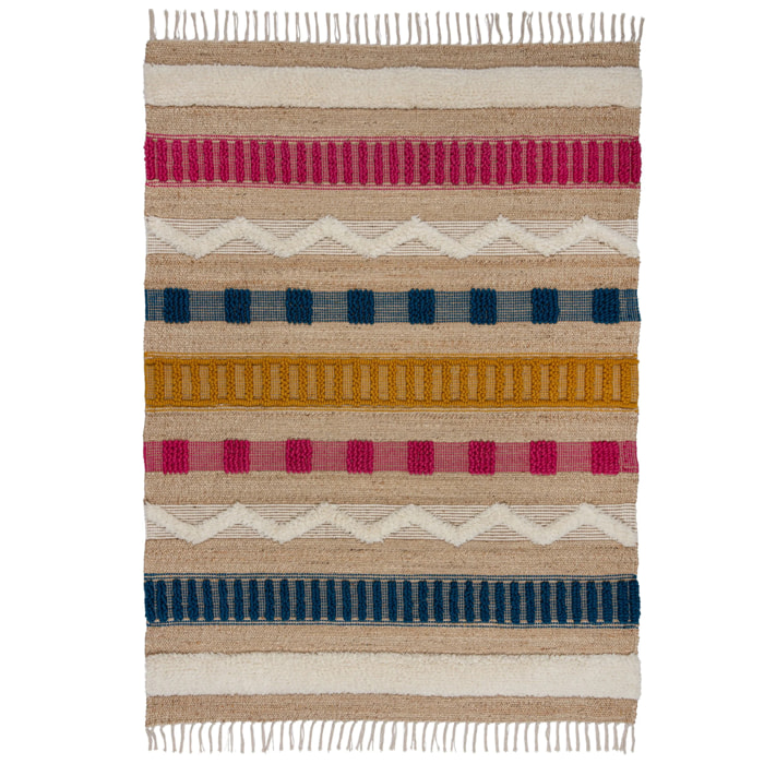 Tapis en jute rectangle MEDINA