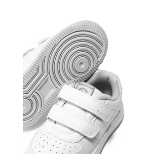 Zapatillas Deportivas Colegiales  Unisex Blanco / Gris Conguitos