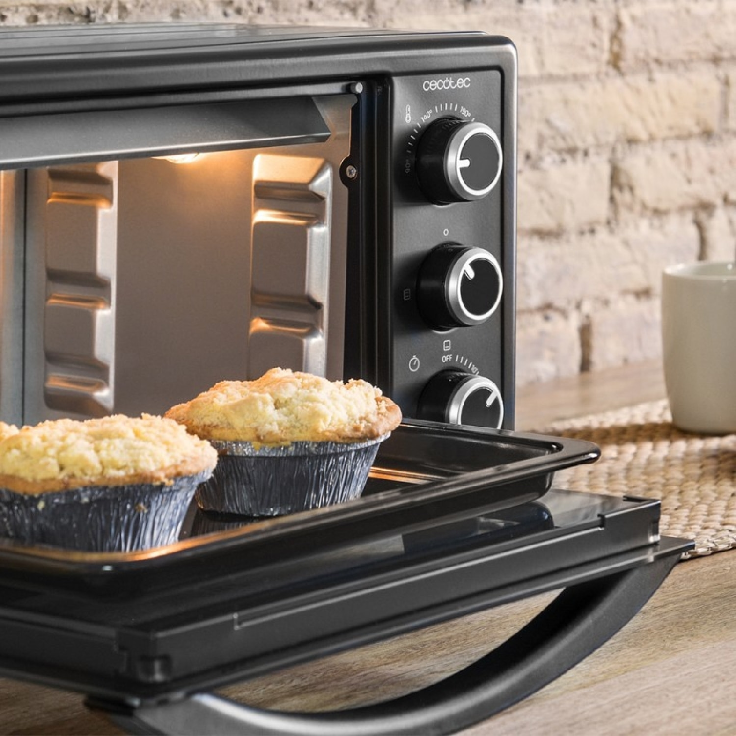 Fornetti elettrici Bake&Toast 2300 Black Cecotec