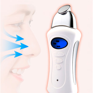 Instrumento de belleza EMS con modo de iones y 3 intensidades de corriente.