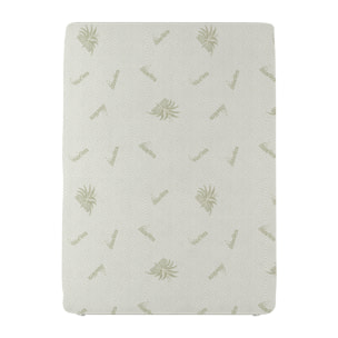 TOPPER MEMORY CON FODERA ALOE, MADE IN ITALY, PIAZZA E MEZZA FRANCESE
