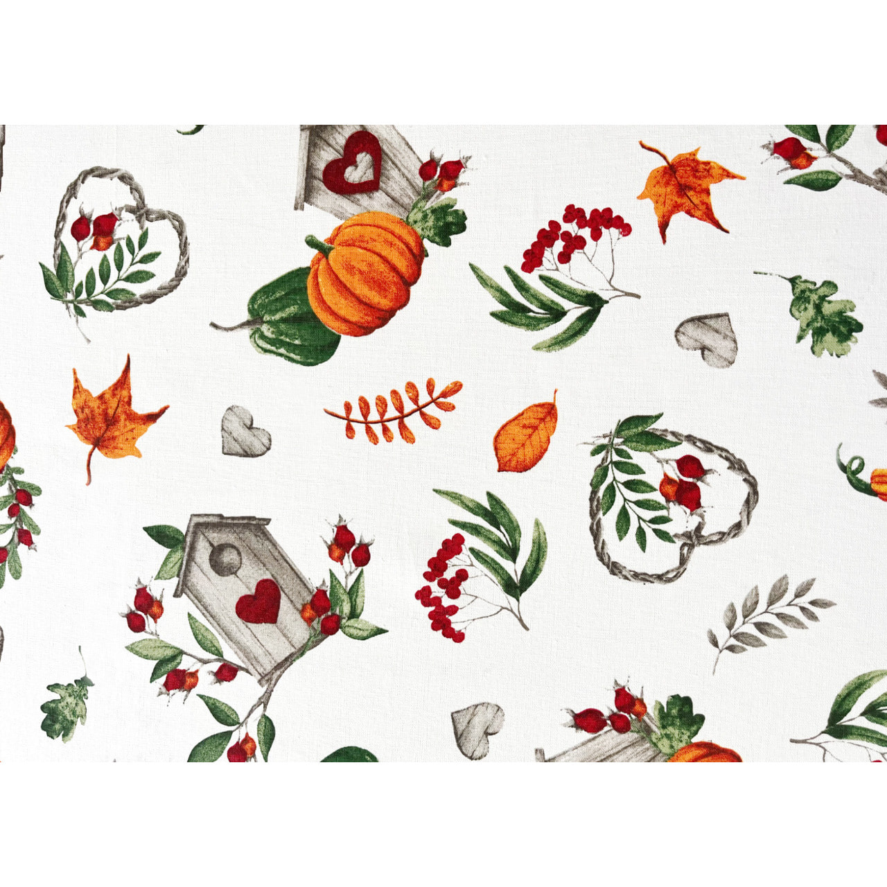 Tovaglia Cucina In 100% Cotone Made In Italy Disegno Zucca 140x180