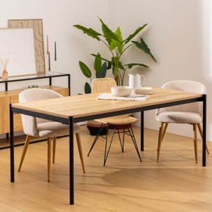 Table à manger "Aldea" beige 181x93x76cm