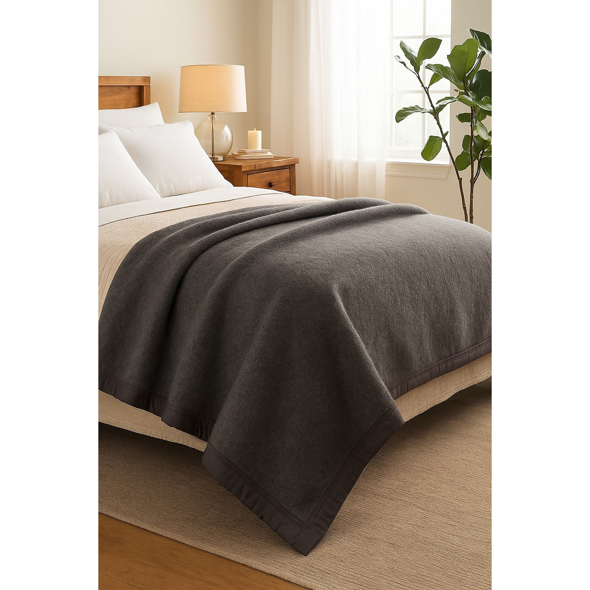 Couverture 1pers Viscose Papi