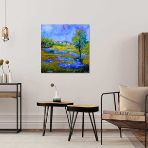 Tableau paysage flaque Toile imprimée