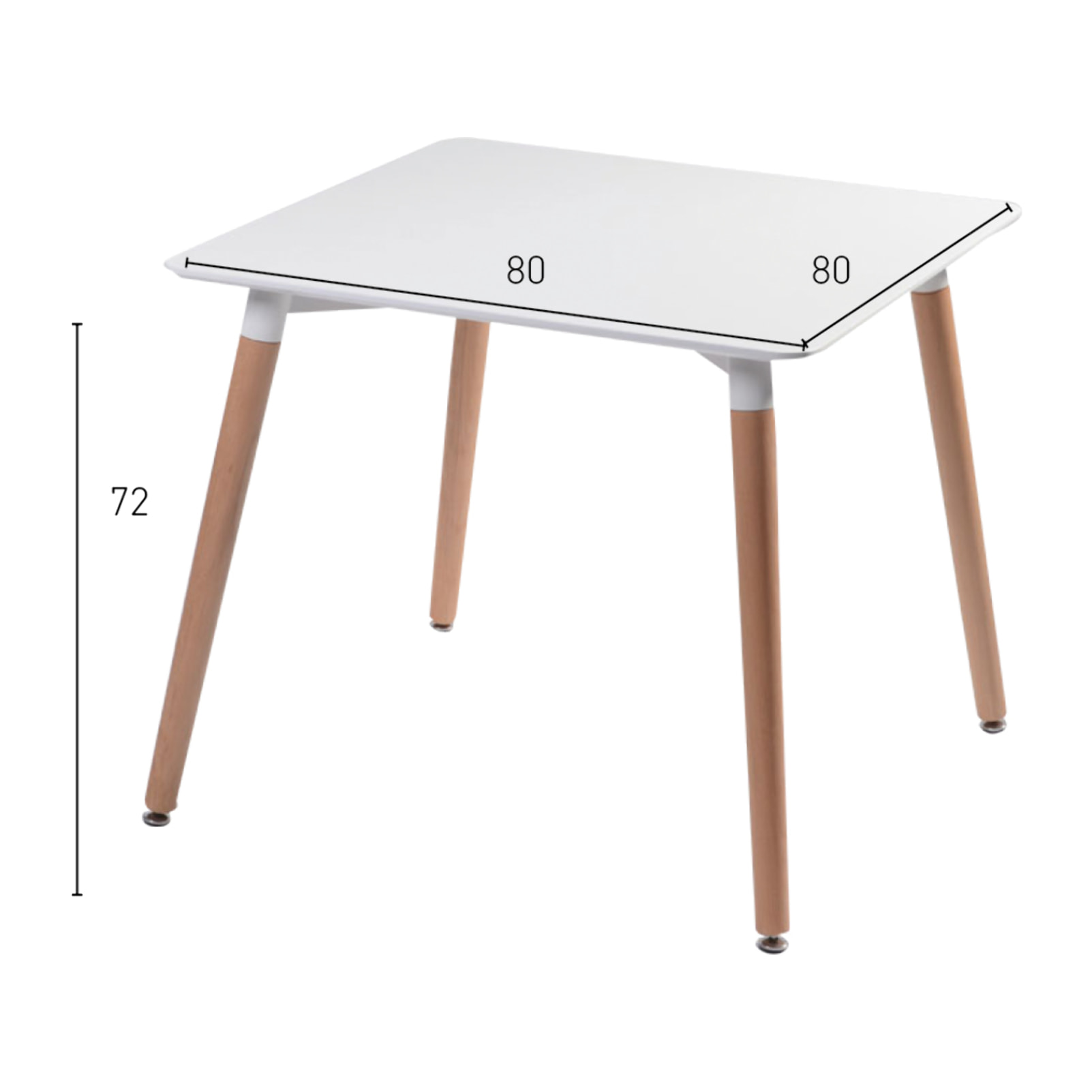 Mesa Nordic Pequeña White