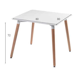 Mesa Nordic Pequeña White